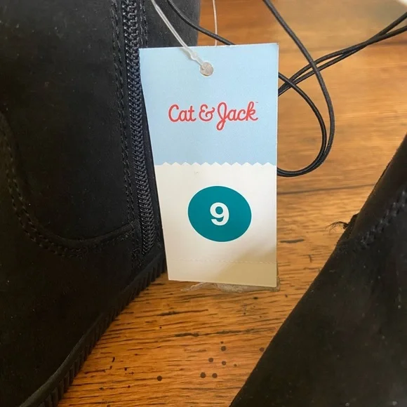 NWT Pip Zipper Toddler Shearling Style Boots - Picture 3 of 7